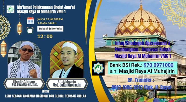 Ma'lumat Jum'at 24 Juli 2026